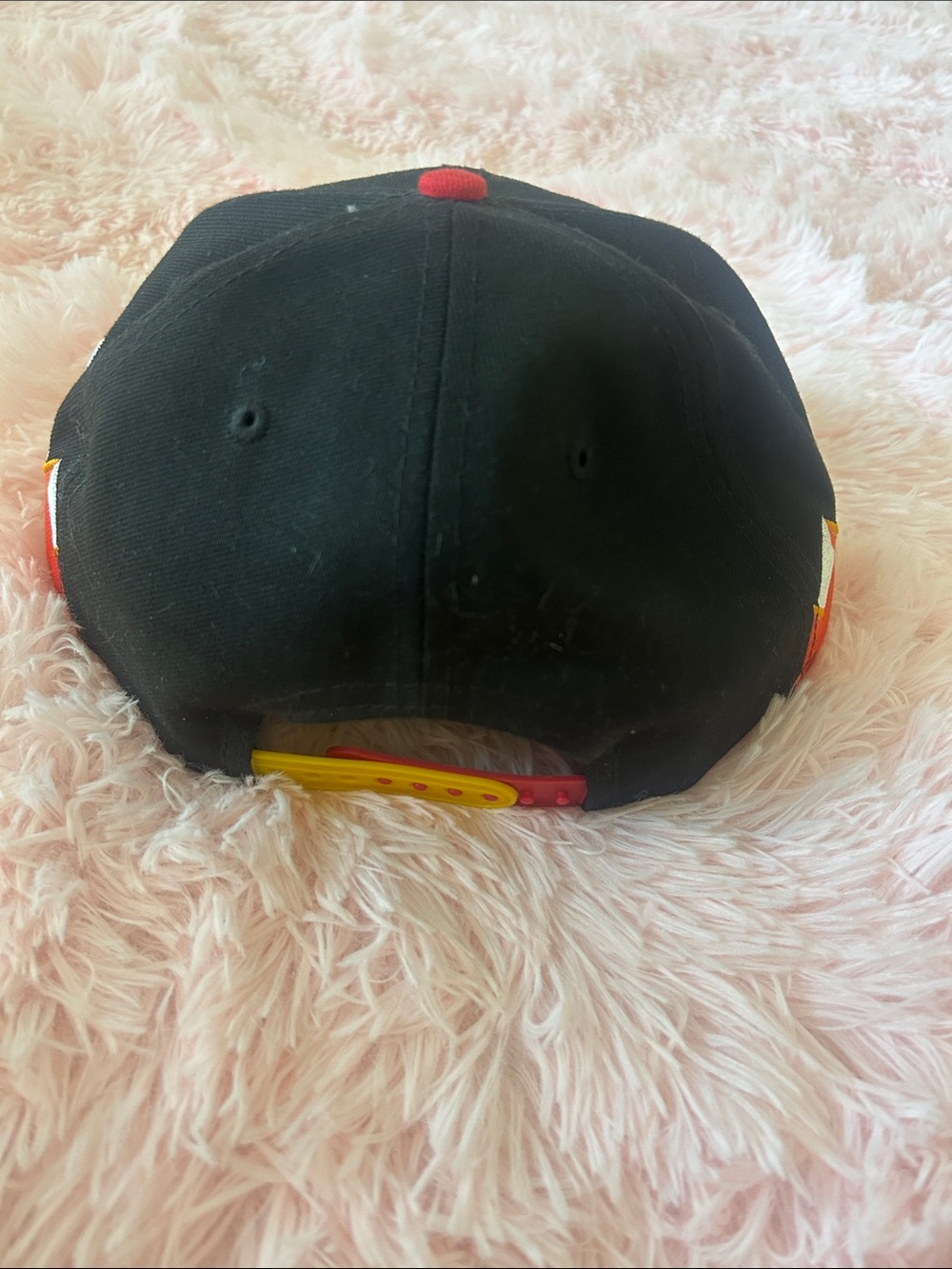 Black Utah Jazz Cap with Orange Gradient Basketball Patch - Picture 2 of 6